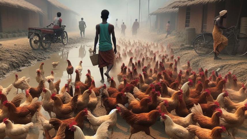 তাপপ্রবাহ, মুরগি ও ডিম, লেয়ার মুরগি, ব্রয়লার মুরগি,