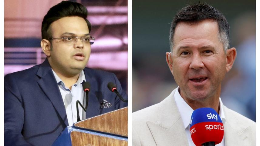 jay shah and Ricky Ponting 