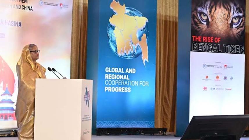 চীনে শেখ হাসিনা