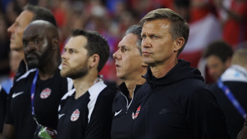 Canada head coach Jesse Marsch
