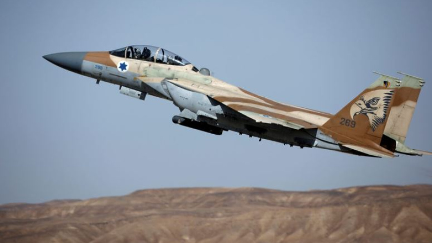 ইসরায়েলি এফ-১৫ যুদ্ধবিমান। ফাইল ছবি: রয়টার্স