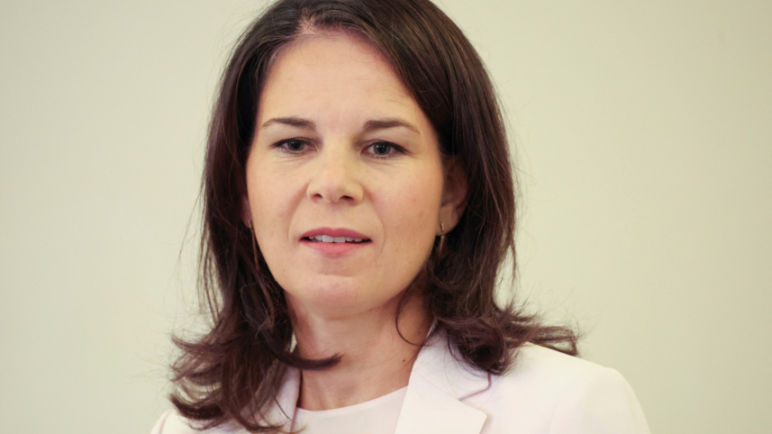 জার্মান পররাষ্ট্রমন্ত্রী বেয়ারবক। ছবি: রয়টার্স