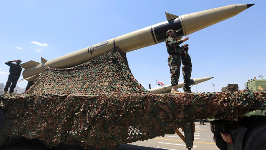 হুতিদের কাছে বেশ কয়েক ধরনের ক্ষেপণাস্ত্র রয়েছে। ফাইল ছবি :সংগৃহীত