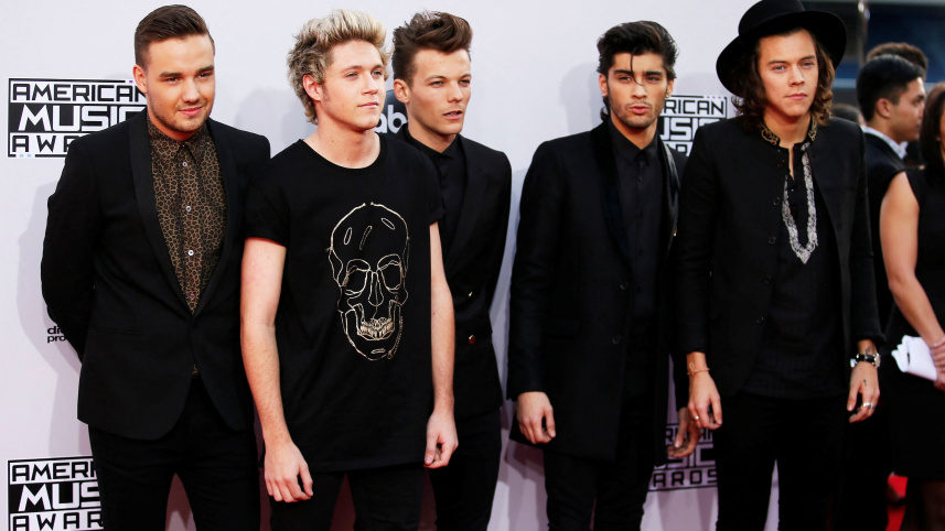 এক অনুষ্ঠানে ওয়ান ডিরেকশন ব্যান্ডের সদস্যরা। ফাইল ছবি: রয়টার্স