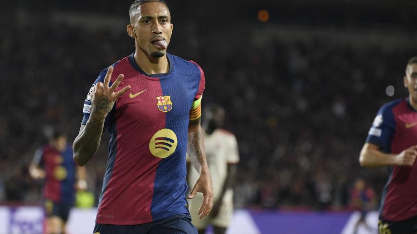 Barcelona's Brazilian forward Raphinha