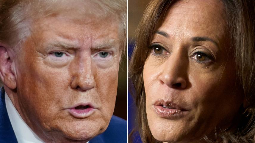 Trump Kamala 