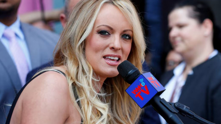 মার্কিন পর্ন তারকা স্টর্মি ড্যানিয়েলস। ফাইল ছবি: রয়টার্স