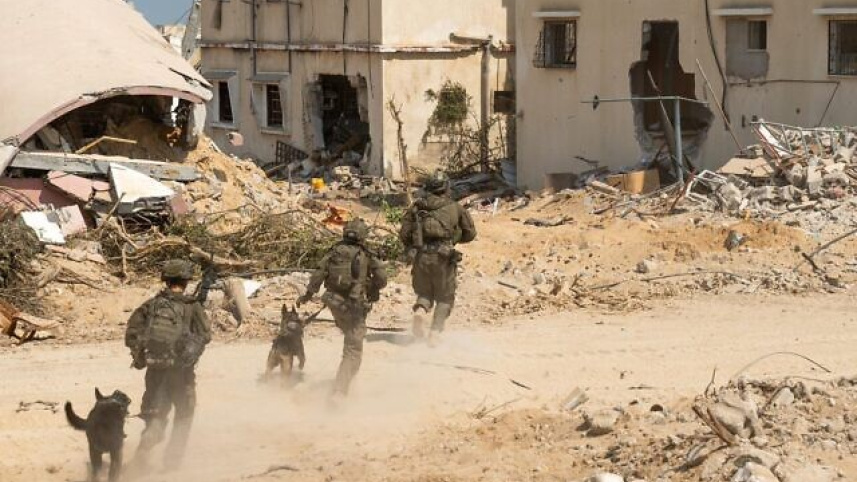 গাজার খান ইউনিসে আইডিএফের স্থল অভিযান। ফাইল ছবি: আইডিএফের ওয়েবসাইট থেকে সংগৃহীত