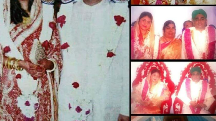 এ আর রহমান ও সায়রা বানুর বিয়ের ছবি। ফাইল ছবি: সংগৃহীত