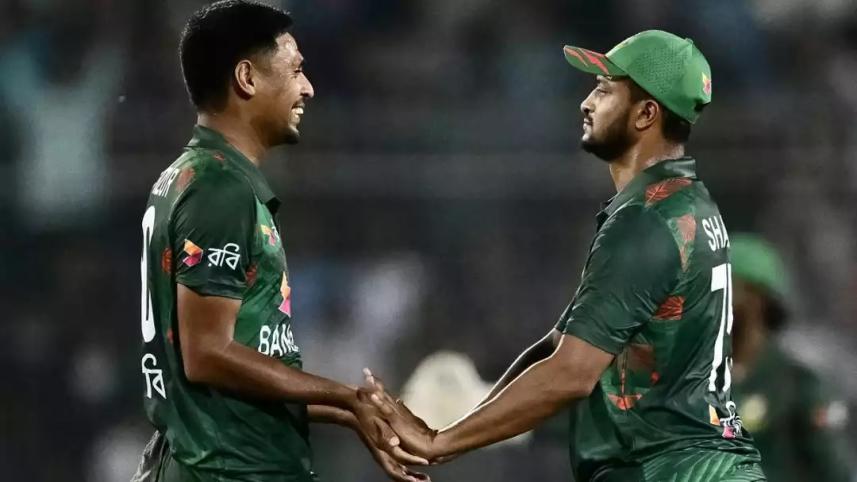 mustafizur rahman and shakib al hasan