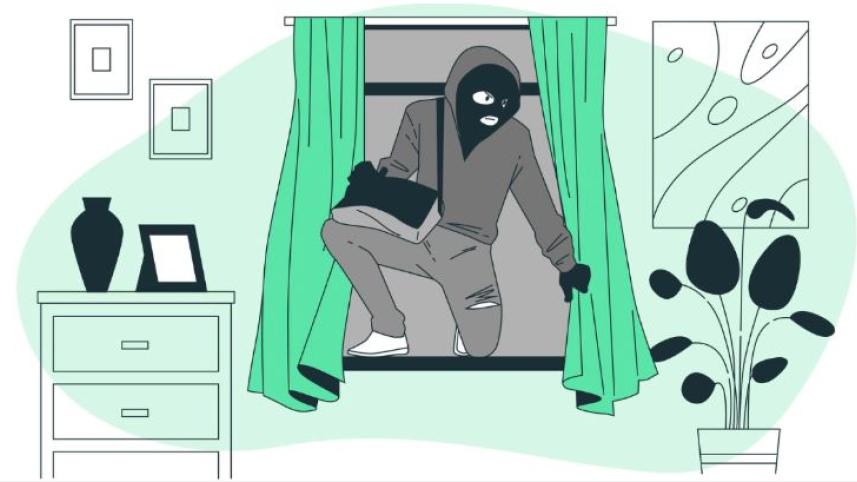 বাড়িতে ডাকাতি প্রতিরোধ