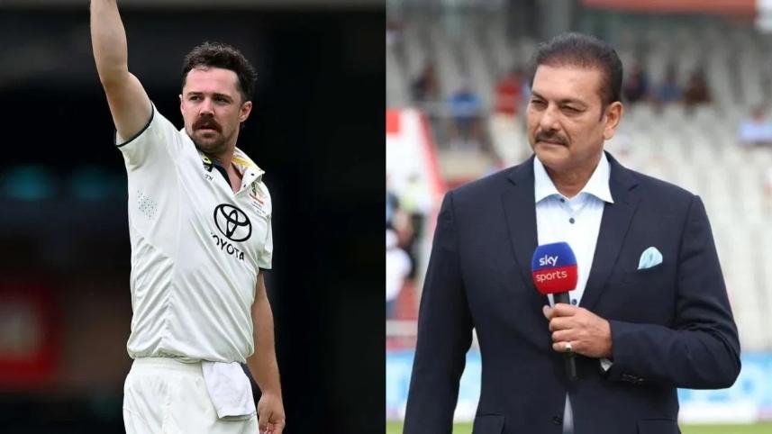 ravi shastri and travis head