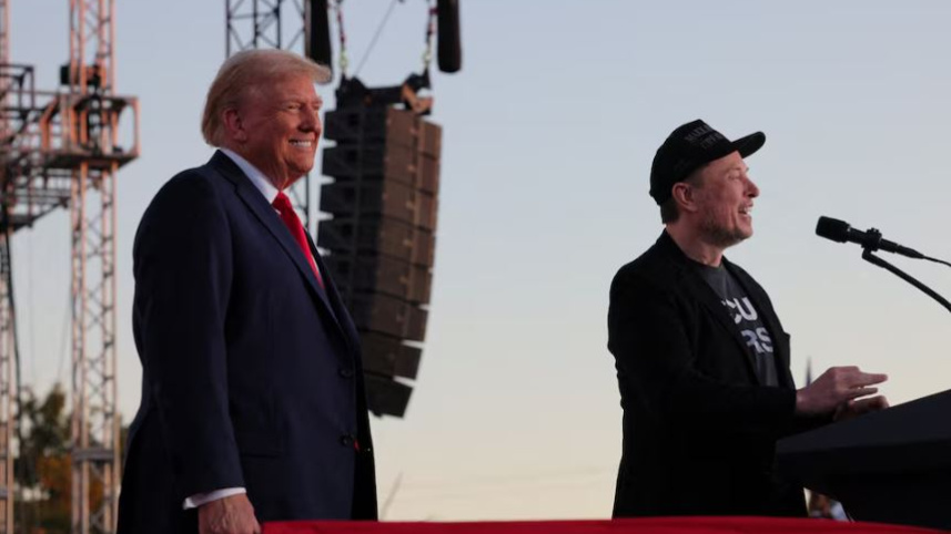 নির্বাচনে মাস্ক ছিলেন ট্রাম্পের ঘনিষ্ঠ সহযোগী। ছবি: রয়টার্স