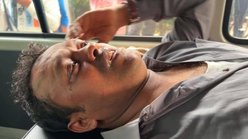 আহত সাংবাদিক