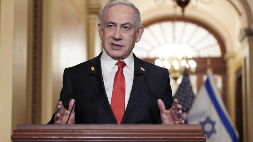 ইসরায়েলি প্রধানমন্ত্রী বেনিয়ামিন নেতানিয়াহু। ছবি: এএফপি
