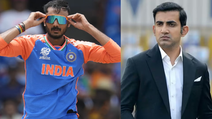 axar patel and gautam gambhir