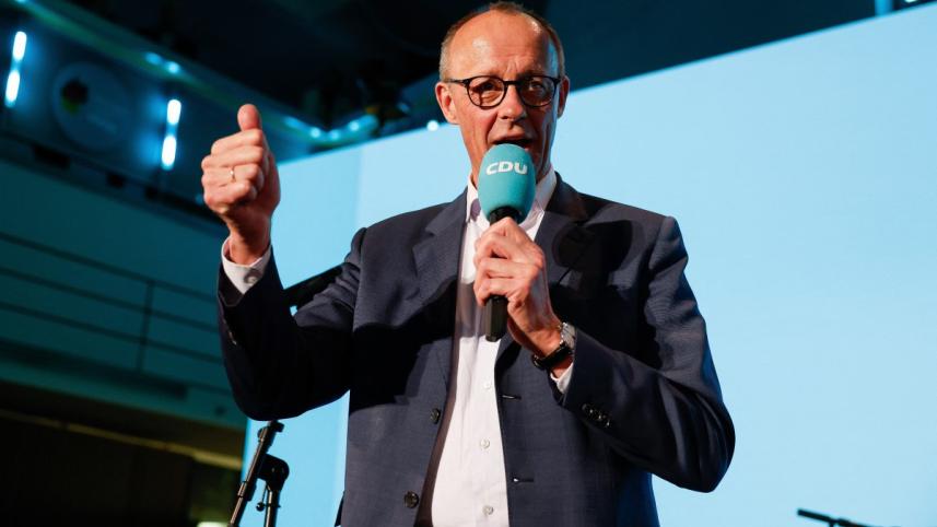 জার্মানির খিশ্চিয়ান ডেমোক্র্যাটিক পার্টির (সিডিইউ) নেতা ফ্রিডরিশ ম্যার্ৎস। ছবি: এএফপি