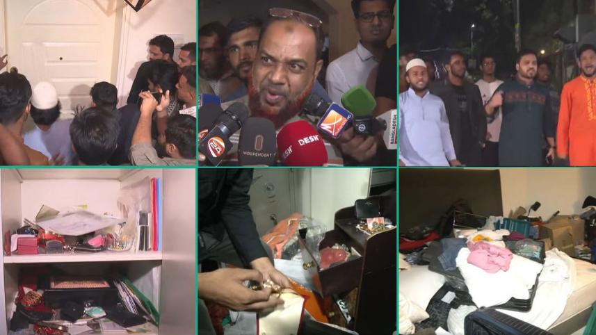 গুলশানে বাড়ি তছনছ