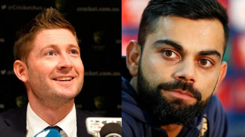michael clarke and virat kohli