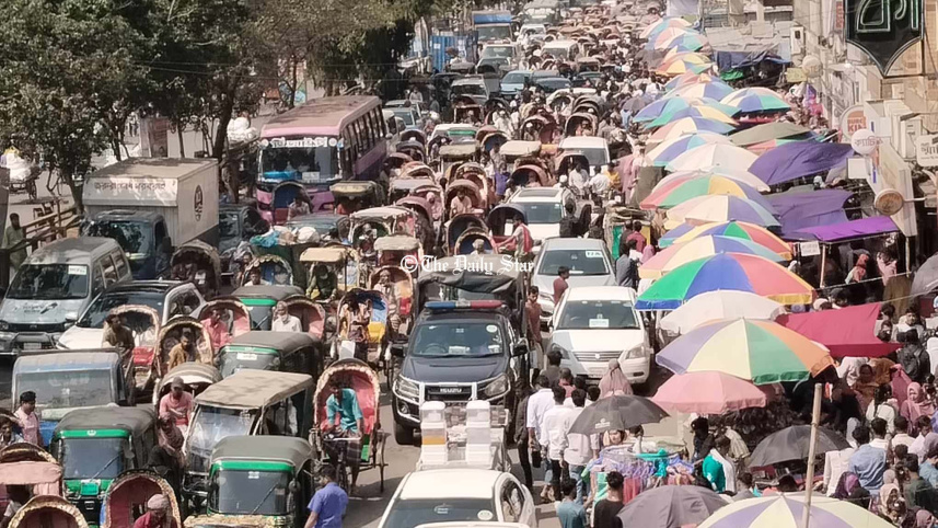 নিউ মার্কেট যানজট