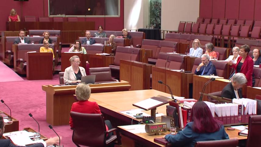 নিস্তরঙ্গ সিনেট অধিবেশন। কে জানতো, খানিক পরেই শুরু হবে মাছ-কান্ড। ছবি: এএফপি