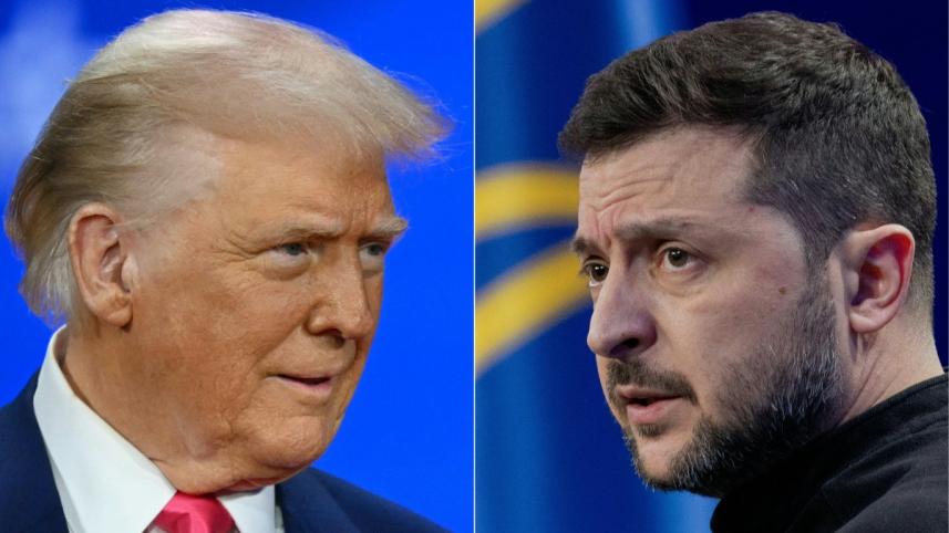 Trump and Zelenskyi