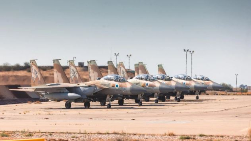 ইয়েমেনে হামলার জন্য প্রস্তুত হচ্ছে ইসরায়েলি যুদ্ধবিমান। ছবি: আইএএফ