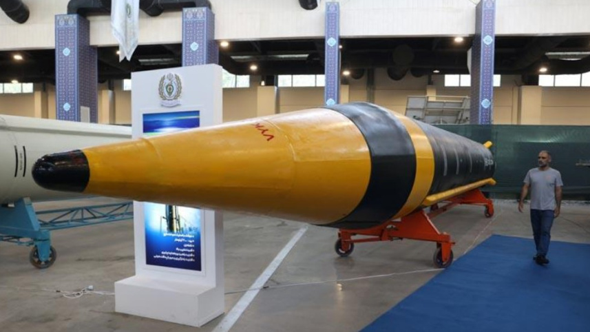 খোররামশাহর ক্ষেপণাস্ত্র। ফাইল ছবি: সংগৃহীত