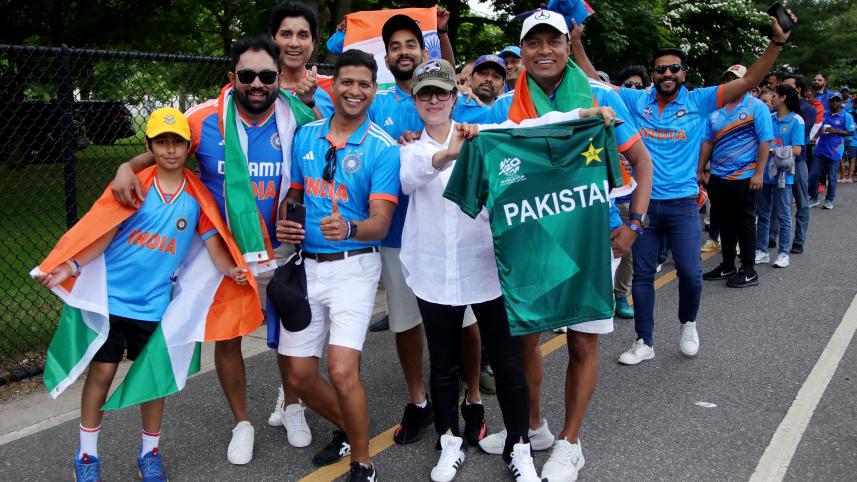 A cricket match between India and Pakistan