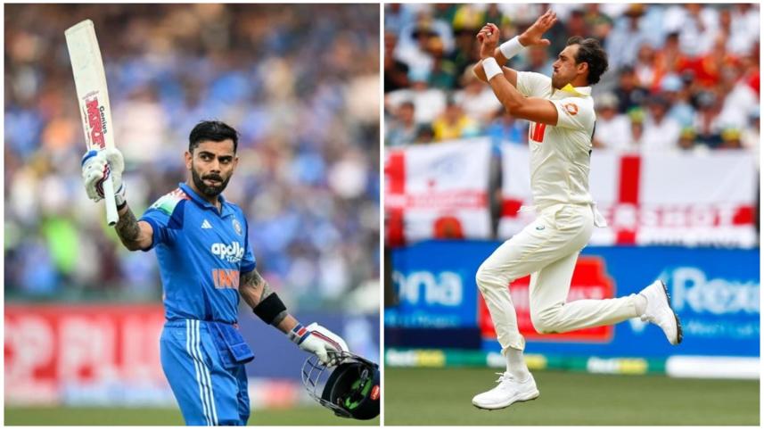 virat kohli and Mitchel Starc