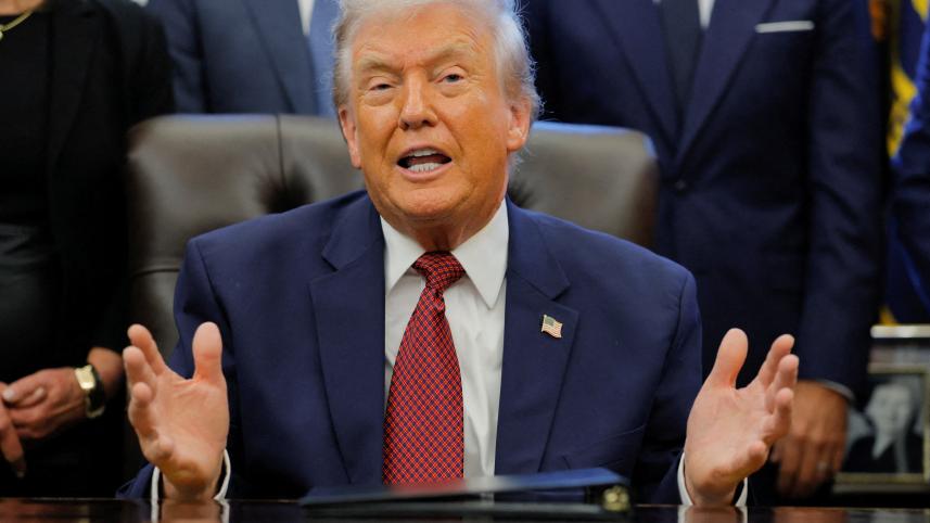 মার্কিন প্রেসিডেন্ট ডোনাল্ড ট্রাম্প। ছবি: এএফপি