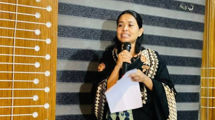 Dilshana Parul of NCP. Source: BSS