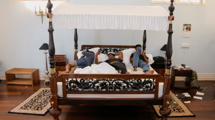 Gotabaya Rajapakse's bed/Reuters