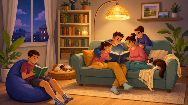 reading with parents