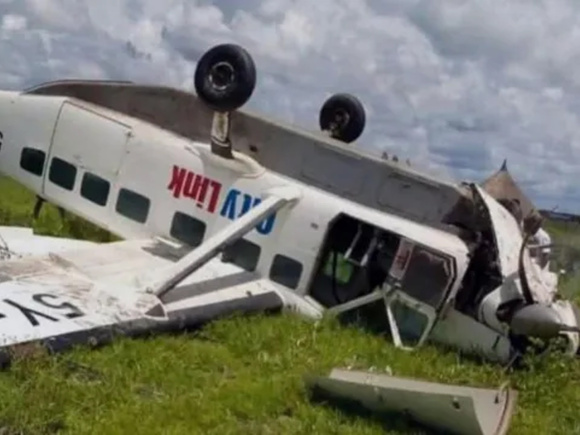 বিধ্বস্ত হওয়া উড়োজাহাজটি। ছবি: সংগৃহীত