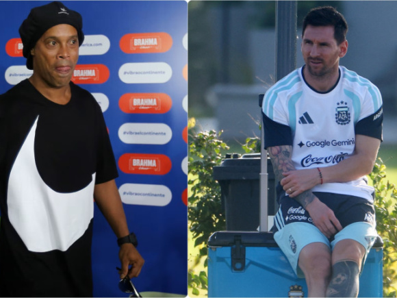 ronaldinho and messi