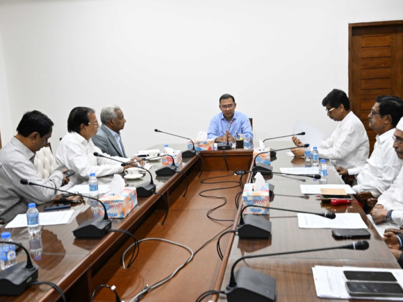 প্রধানমন্ত্রী তারেক রহমানের সভাপতিত্বে নিকার বৈঠক অনুষ্ঠিত হয়। ছবি: প্রধানমন্ত্রীর কার্যালয়