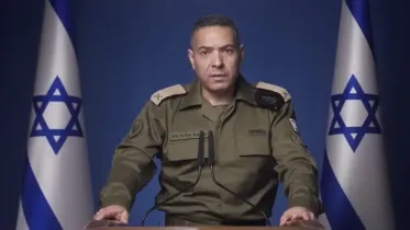 ইসরায়েলি সেনাবাহিনীর মুখপাত্র এফি ডেফরিন। ফাইল ছবি: ভিডিও থেকে স্ক্রিণশট