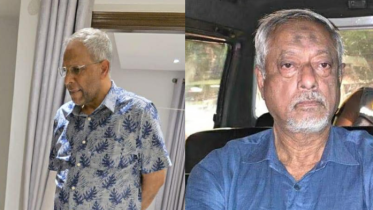 মামুন খালেদ (বামে) ও মাসুদ উদ্দিন চৌধুরী (ডানে)