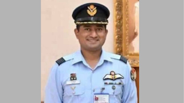বিমান বাহিনীর উইং কমান্ডার সাইফুর রহমান সাইফ। ছবি: সংগৃহীত