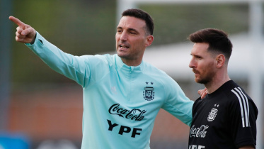 Scaloni and Messi