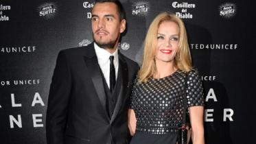 Sergio Romero and his wife Eliana Guercio