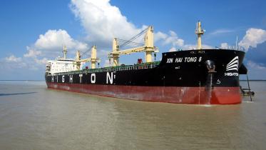 Coal carrying vessel