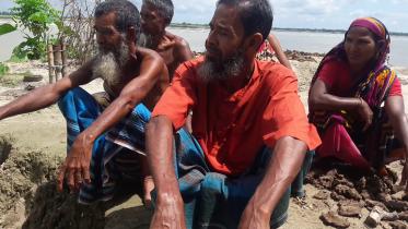 Dharala river erosion