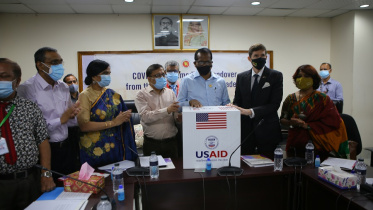 Handover ceremony of COVID-19 