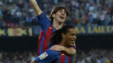 messi and ronaldinho