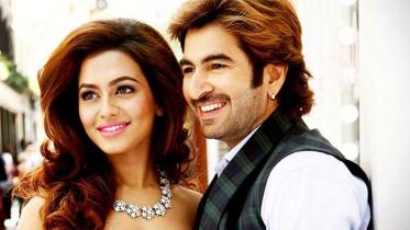 Nusrat Faria and Jeet
