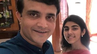 Sourav Ganguly and daughter Sana