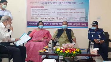 Thakurgaon Pic-Railway minister visits landport-01.jpg