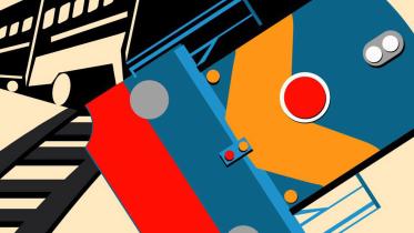 train accident logo